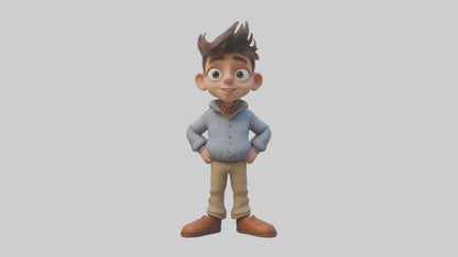 Cartoon Actor model 3D model