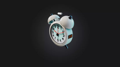 Cartoon Alarm Clock 3D model