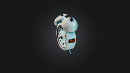 Cartoon Alarm Clock 3D model