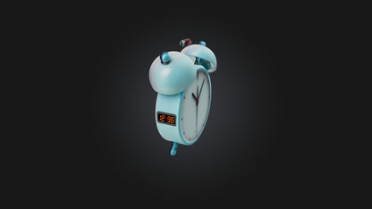 Cartoon Alarm Clock 3D model