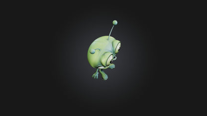 Cartoon Alien 3D model