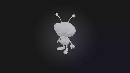 Cartoon Alien 3D model