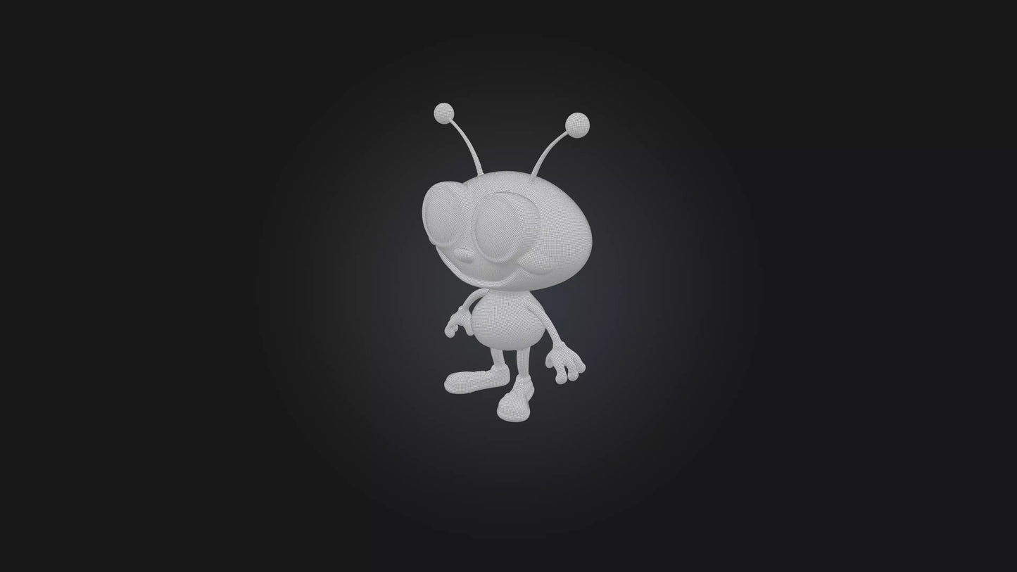 Cartoon Alien 3D model