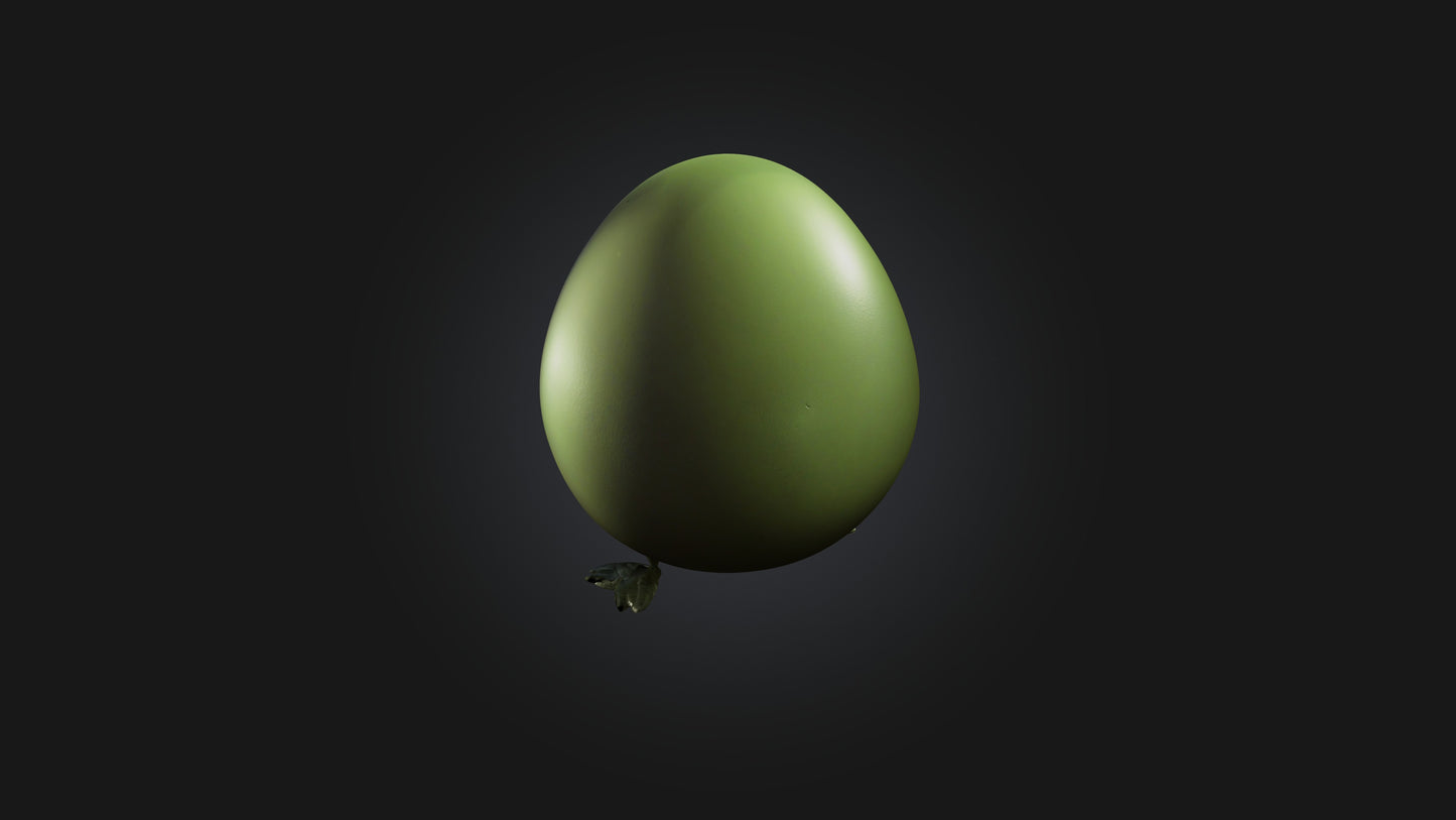 Cartoon Alien Egg 3D model