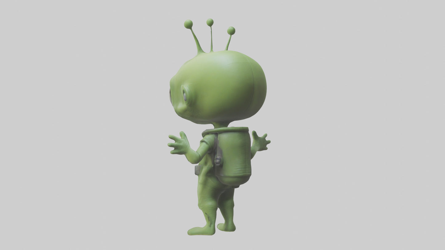 Cartoon Alien model 3D model