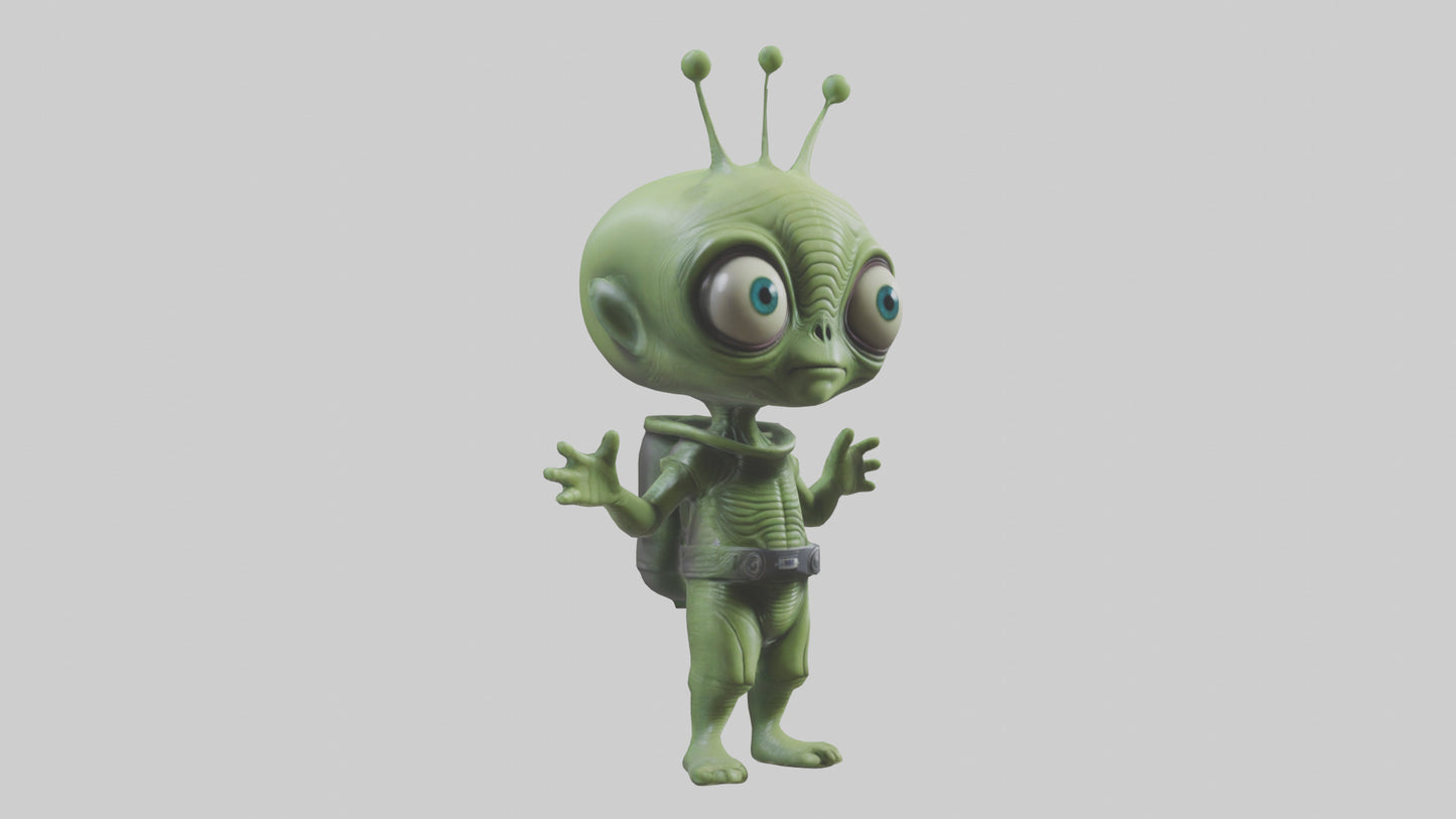 Cartoon Alien model 3D model