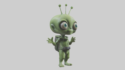 Cartoon Alien model 3D model