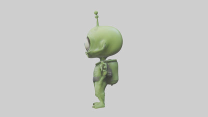 Cartoon Alien model 3D model