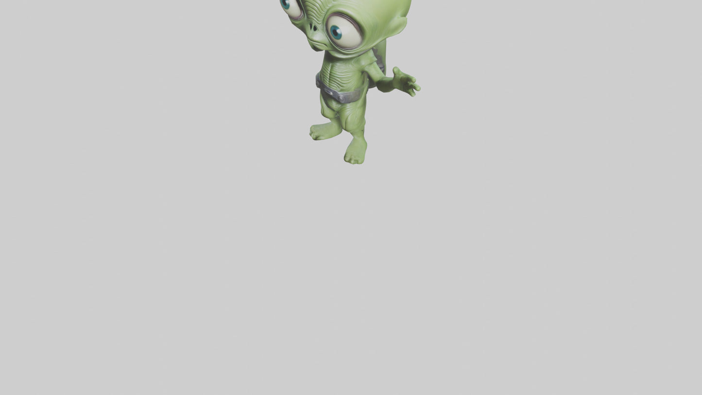 Cartoon Alien model 3D model