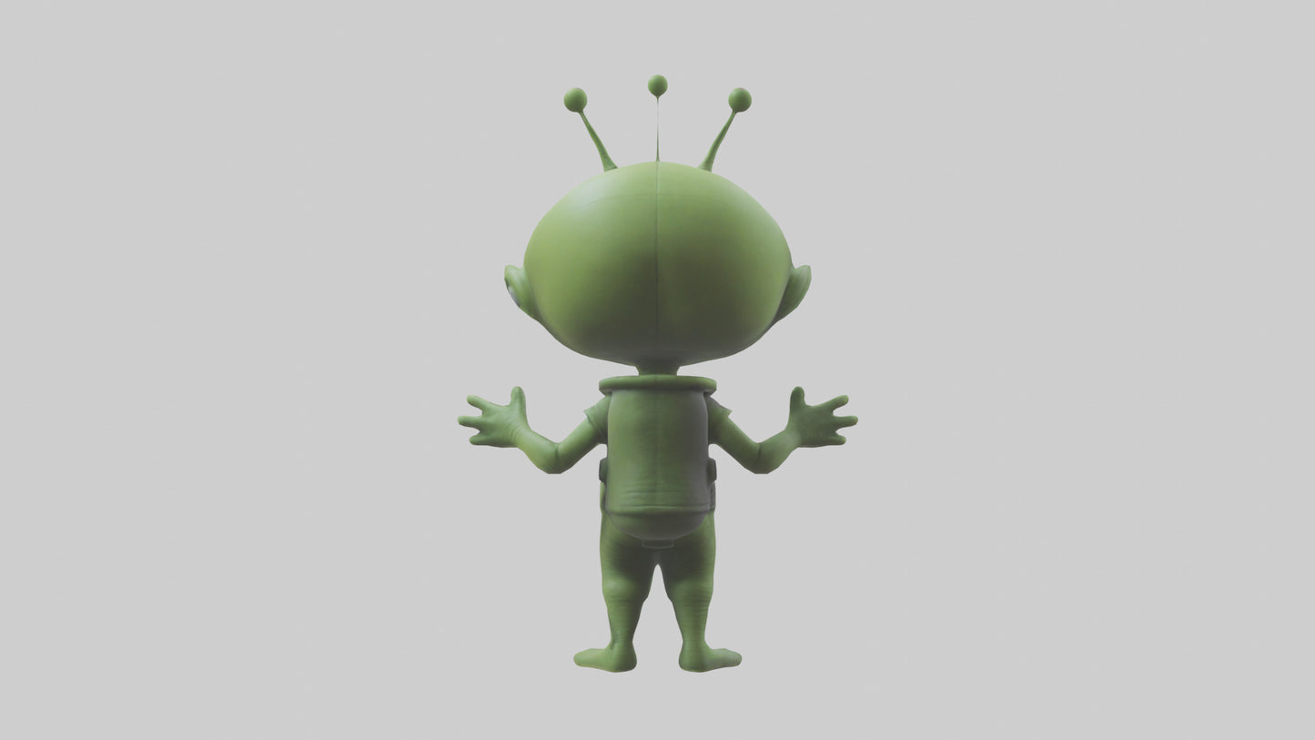 Cartoon Alien model 3D model