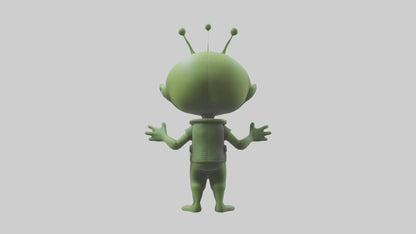 Cartoon Alien model 3D model