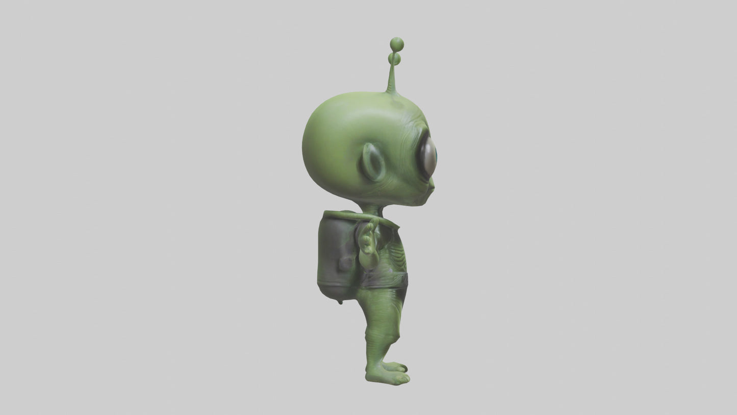 Cartoon Alien model 3D model