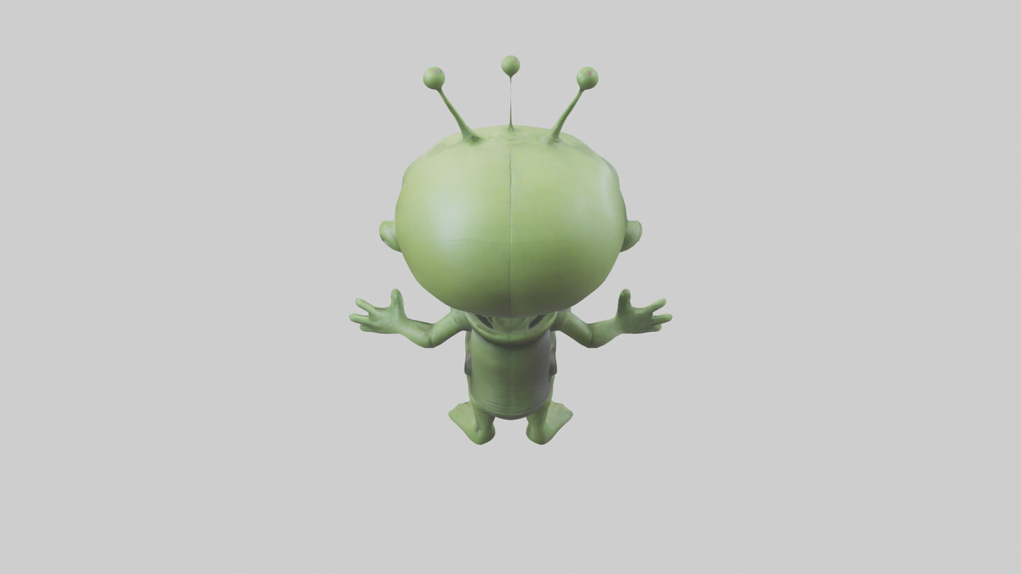 Cartoon Alien model 3D model