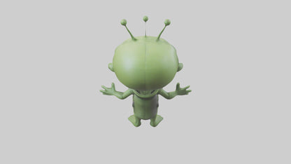 Cartoon Alien model 3D model