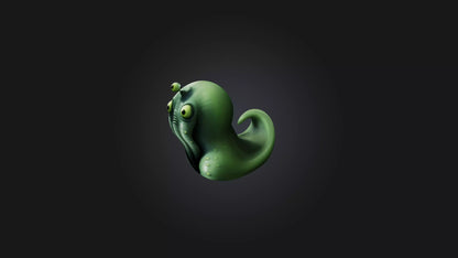 Cartoon Alien Tentacle 3D model