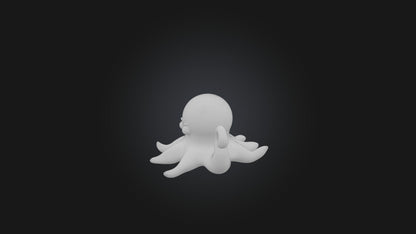 Cartoon Alien Tentacle 3D model