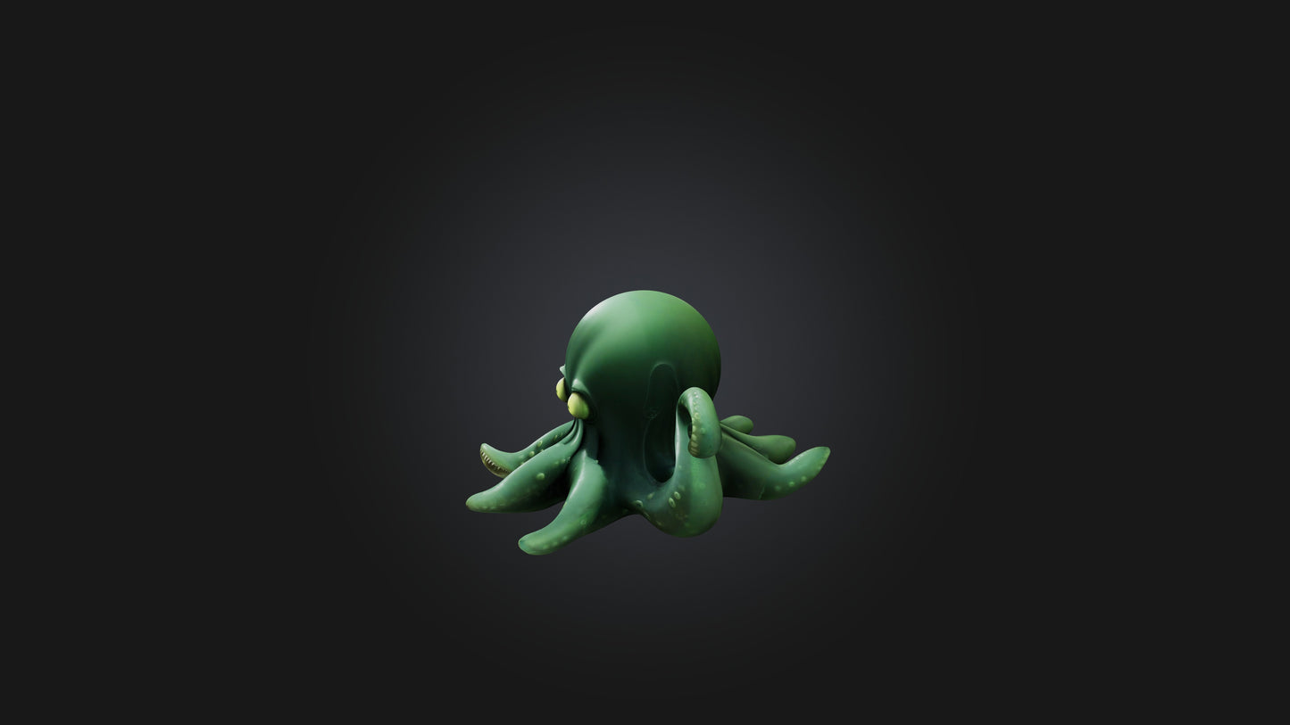 Cartoon Alien Tentacle 3D model