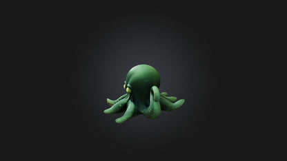 Cartoon Alien Tentacle 3D model