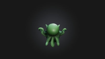 Cartoon Alien Tentacle 3D model