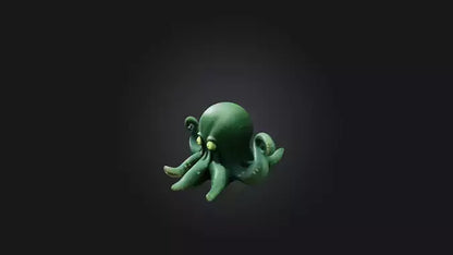 Cartoon Alien Tentacle 3D model