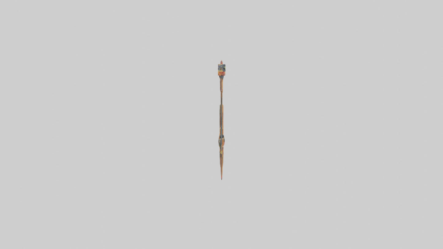 Cartoon Archery Bow model 3D model