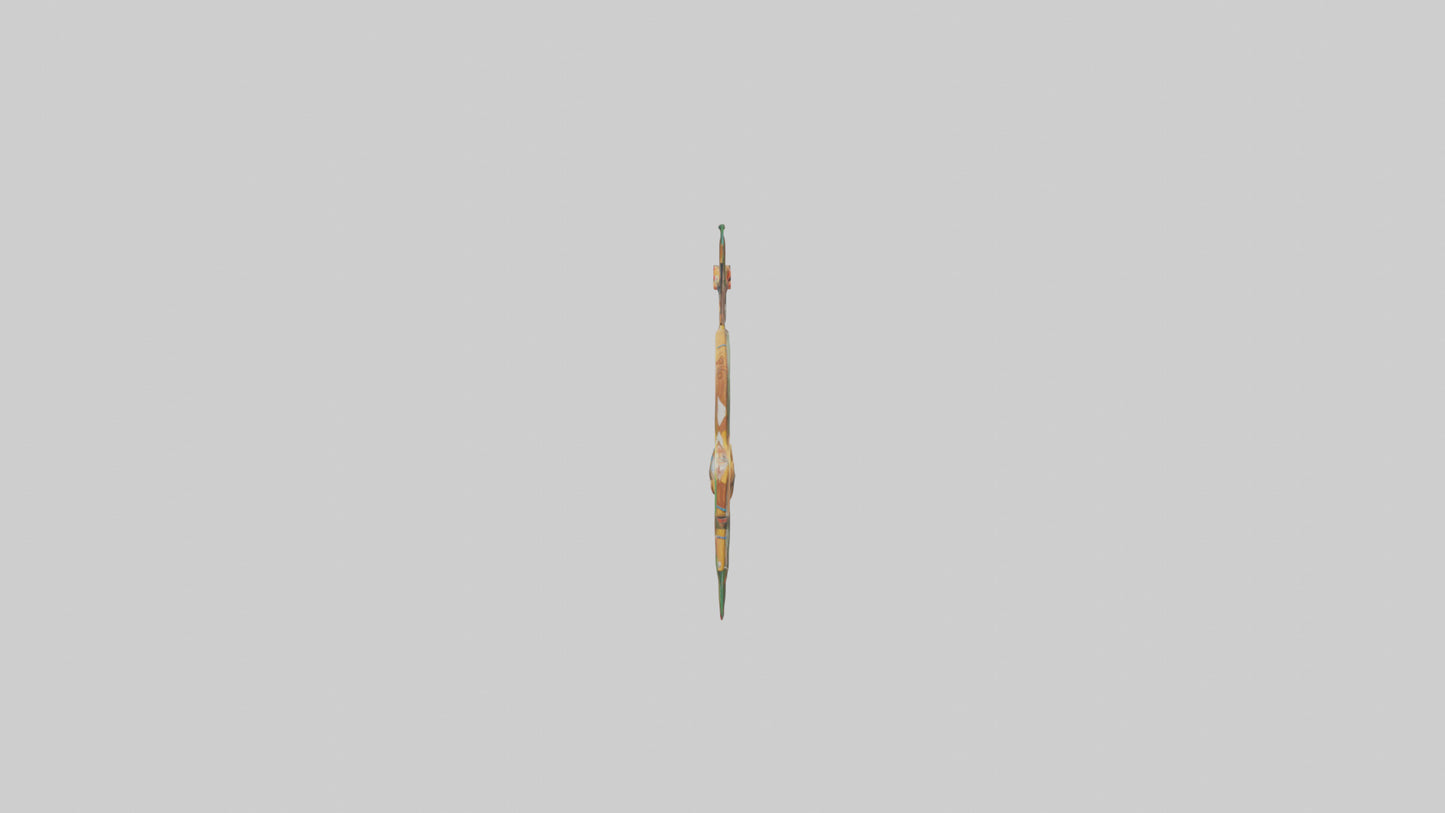 Cartoon Archery Bow model 3D model