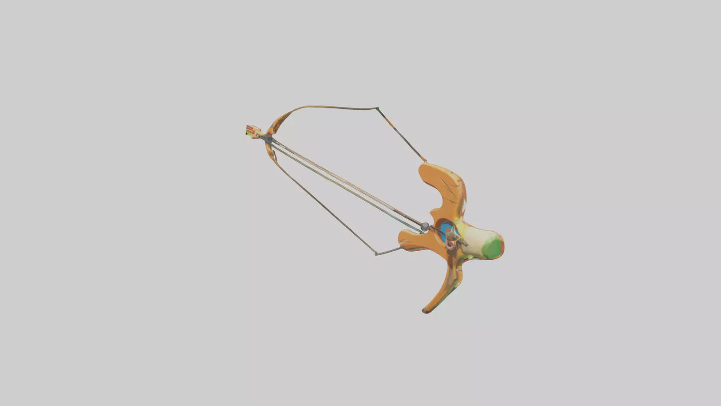 Cartoon Archery Bow model 3D model