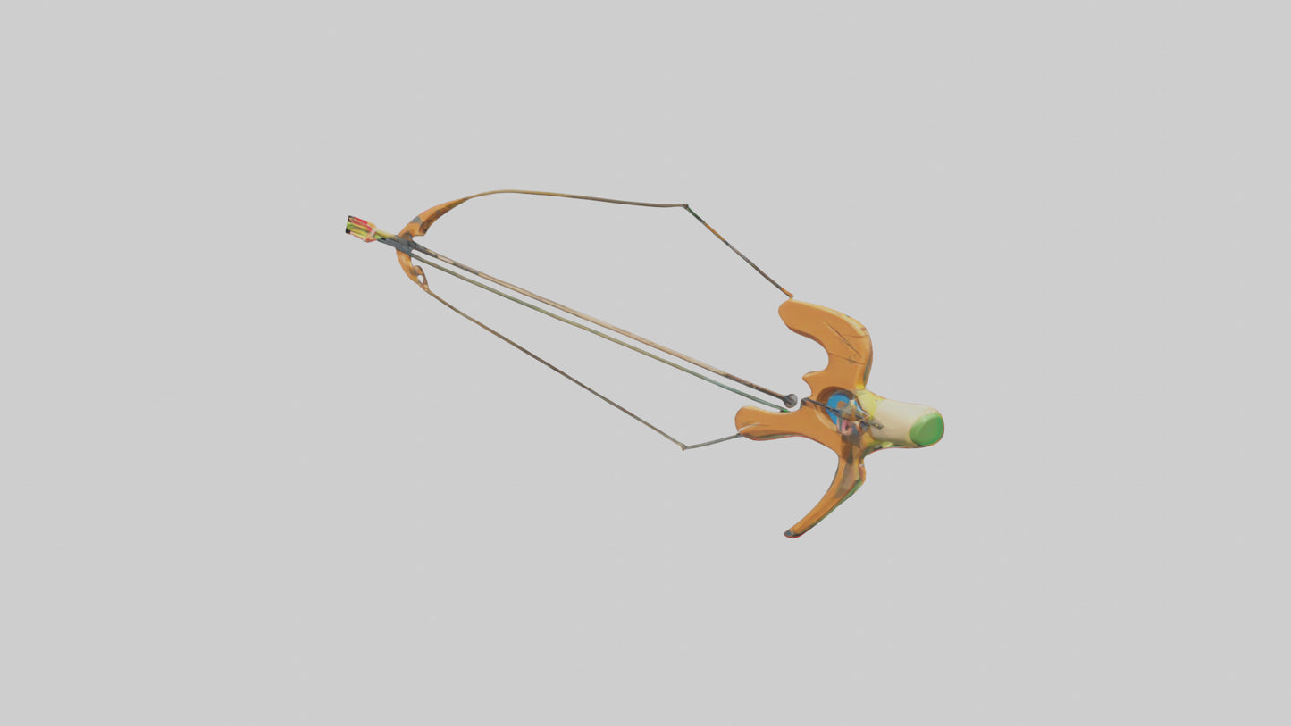 Cartoon Archery Bow model 3D model