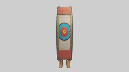 Cartoon Archery Target model 3D model