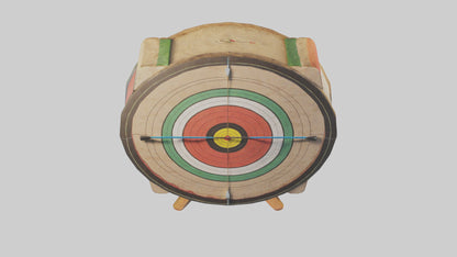 Cartoon Archery Target model 3D model