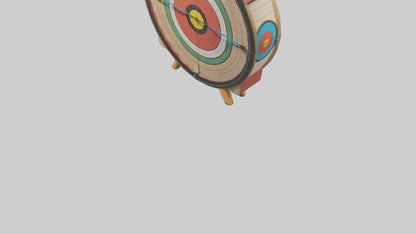 Cartoon Archery Target model 3D model