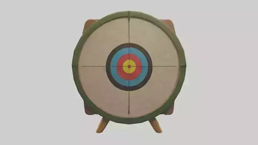 Cartoon Archery Target model 3D model