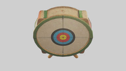 Cartoon Archery Target model 3D model
