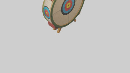 Cartoon Archery Target model 3D model
