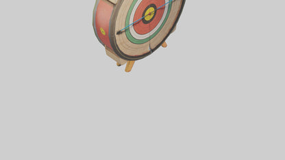 Cartoon Archery Target model 3D model