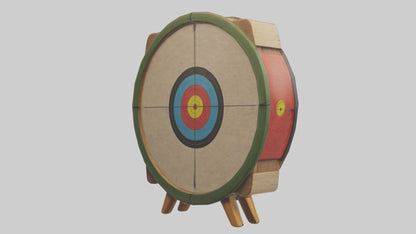 Cartoon Archery Target model 3D model