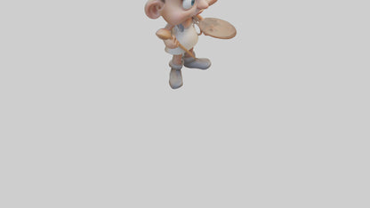 Cartoon Artist model 3D model