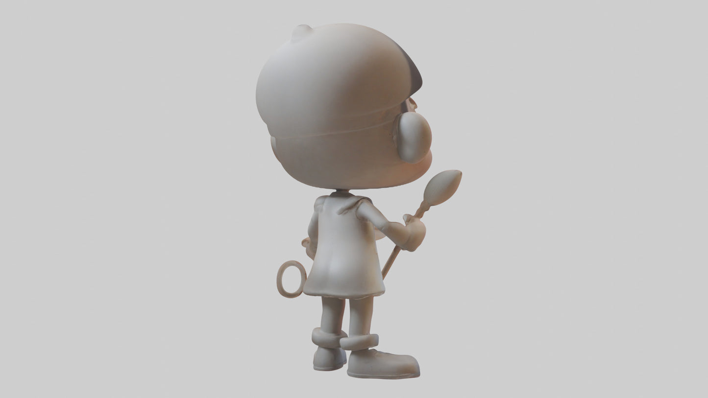 Cartoon Artist model 3D model