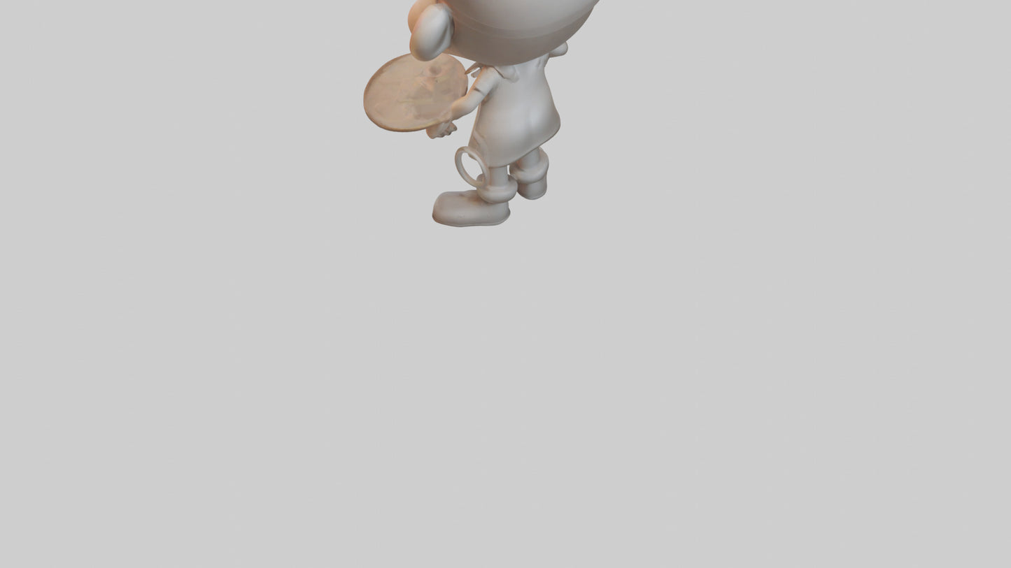 Cartoon Artist model 3D model