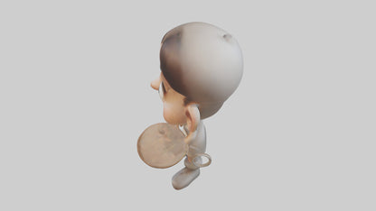 Cartoon Artist model 3D model