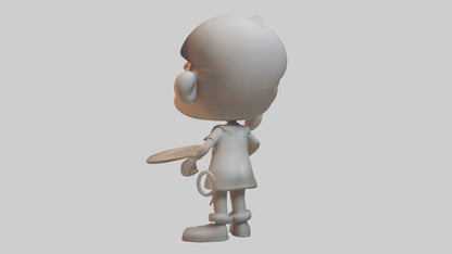Cartoon Artist model 3D model