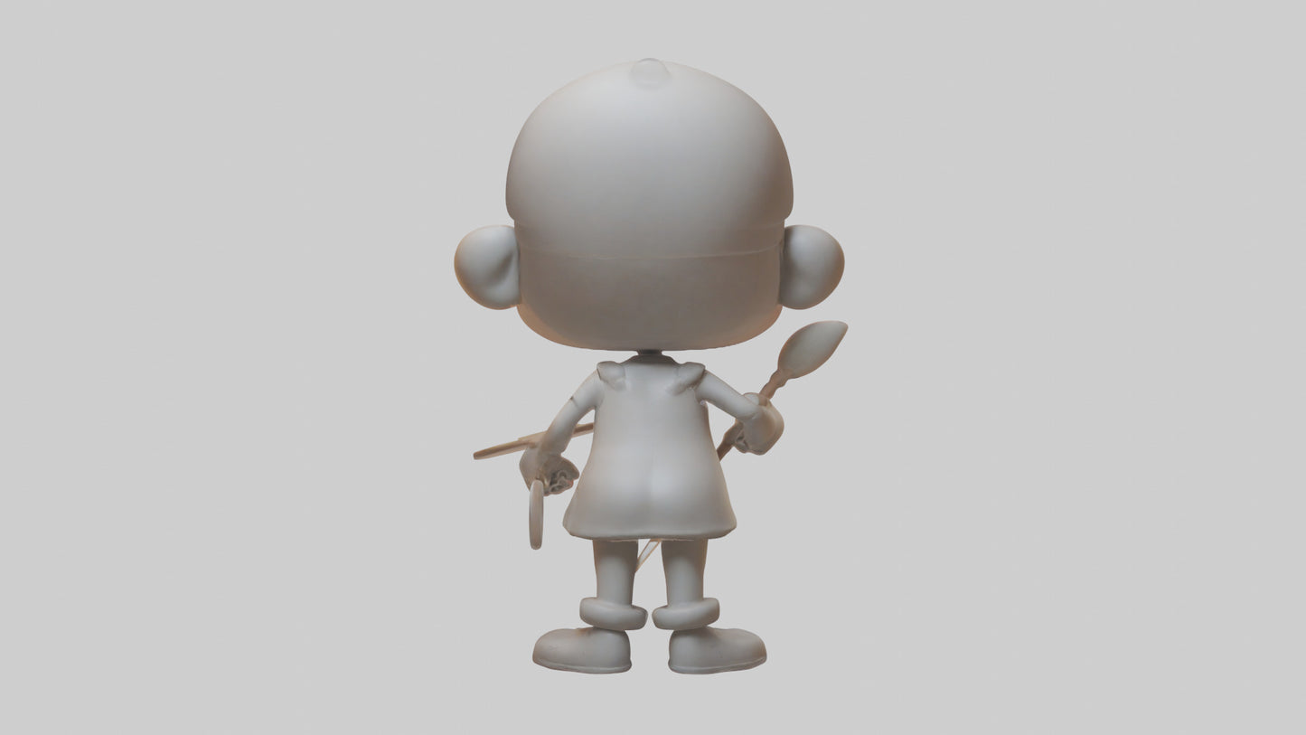 Cartoon Artist model 3D model