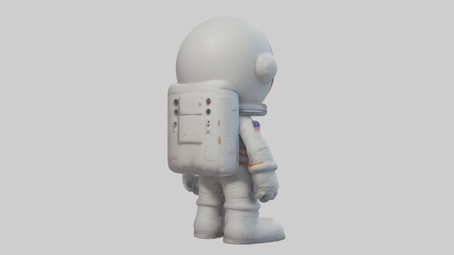3D model Cartoon Astronaut 1 VR / AR / low-poly