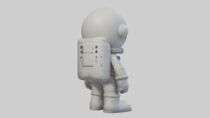 3D model Cartoon Astronaut 1 VR / AR / low-poly