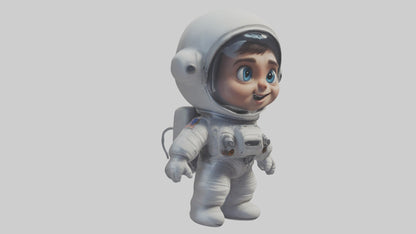 3D model Cartoon Astronaut 1 VR / AR / low-poly