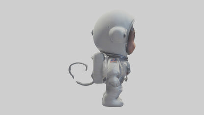 3D model Cartoon Astronaut 1 VR / AR / low-poly