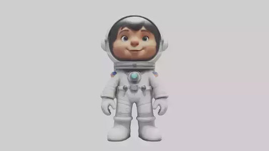 3D model Cartoon Astronaut 1 VR / AR / low-poly