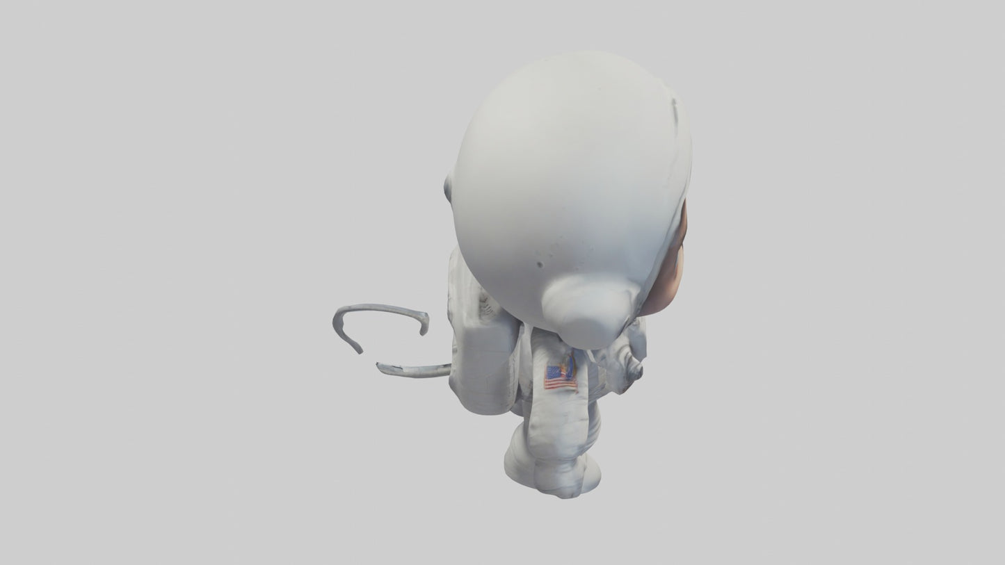 3D model Cartoon Astronaut 1 VR / AR / low-poly