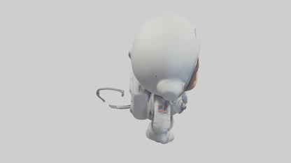 3D model Cartoon Astronaut 1 VR / AR / low-poly