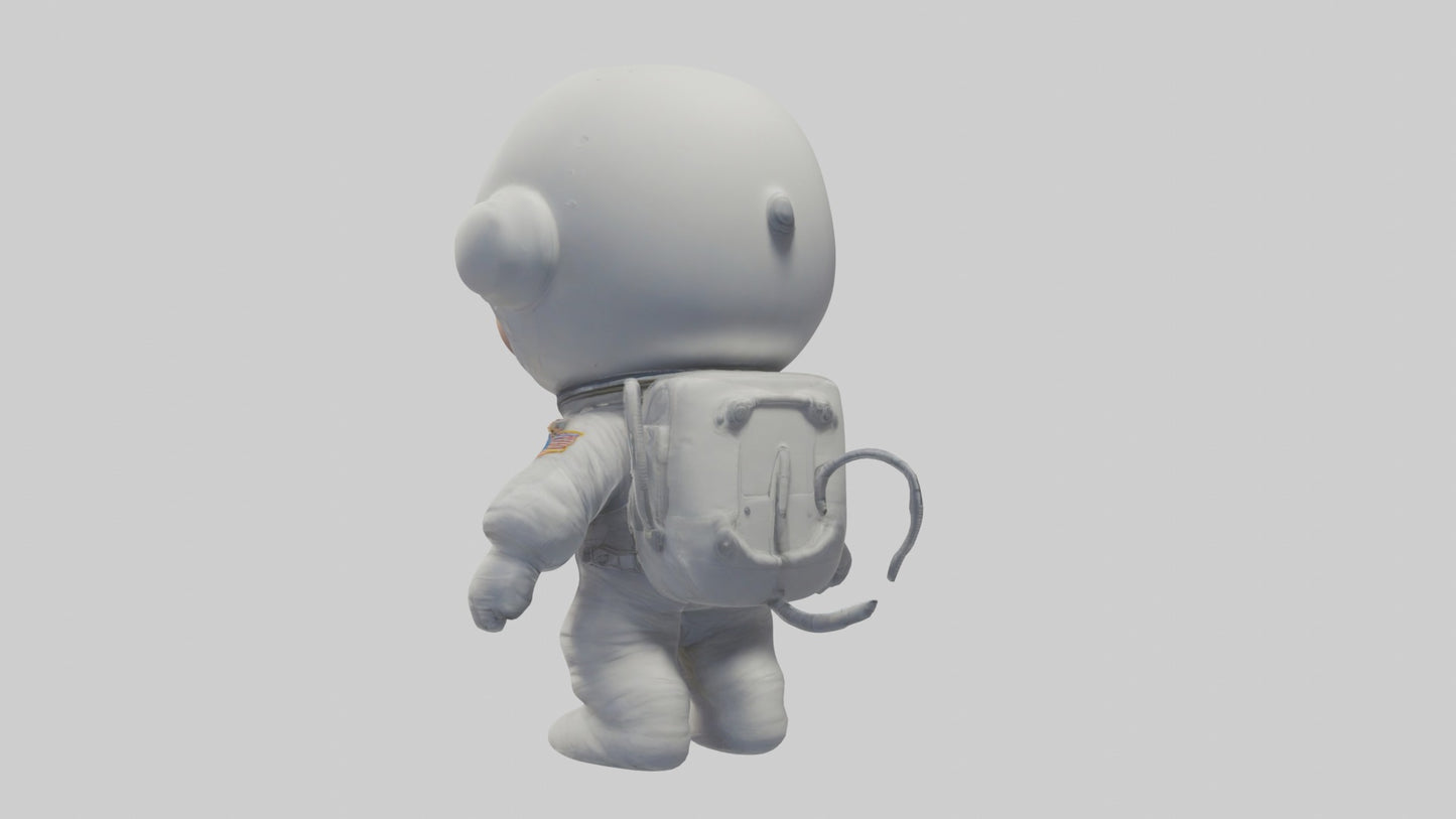 3D model Cartoon Astronaut 1 VR / AR / low-poly